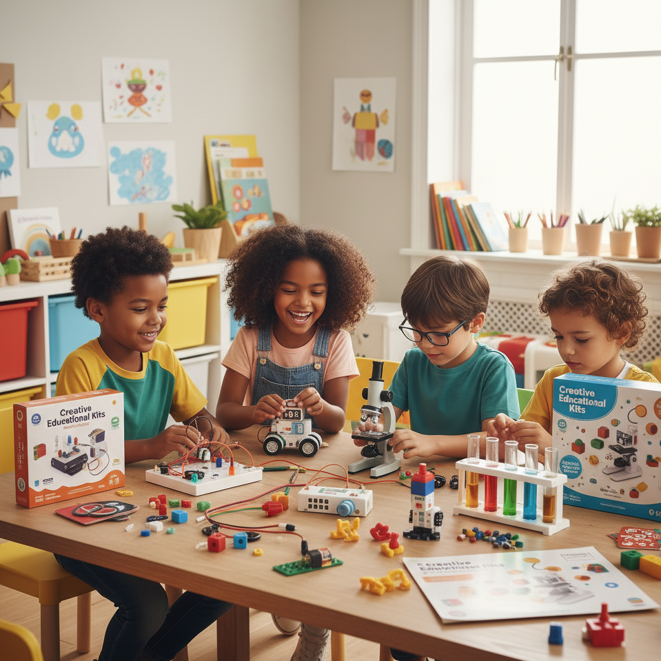 Kits de Aprendizagem Criativa para Crianças